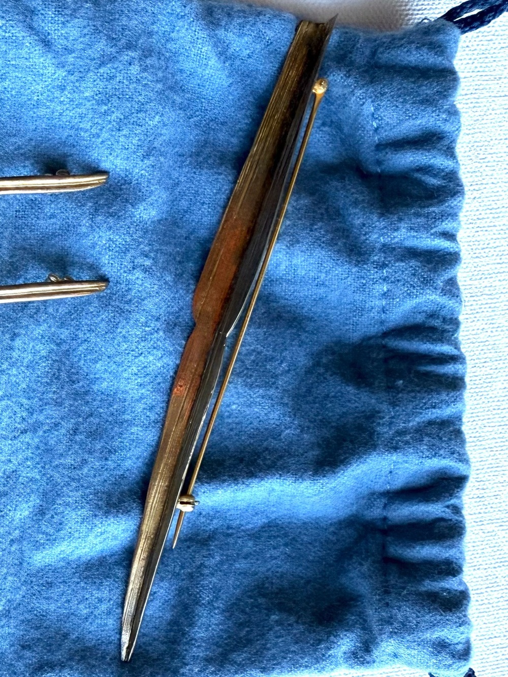 Vintage Mignon Faget Gold Vermiel Armament Collection Pin Brooch